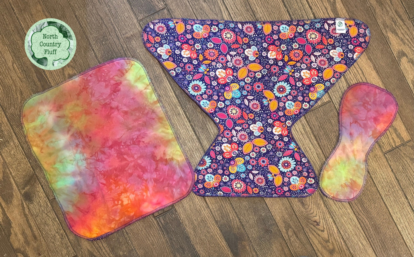 Retro Flowers Reversible Contour OS