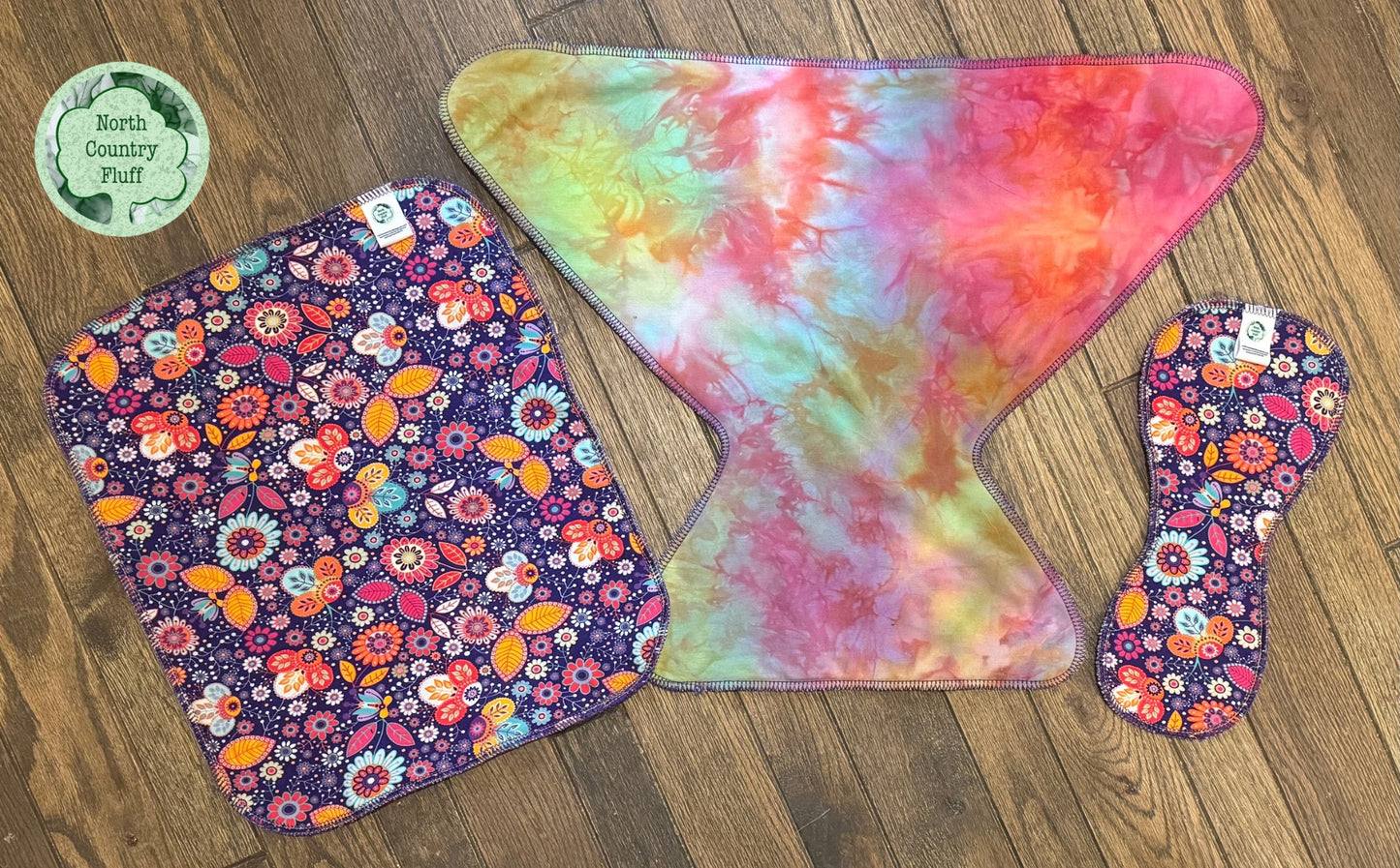 Retro Flowers Reversible Contour OS