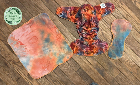 Fall Flowers Reversible Fitted