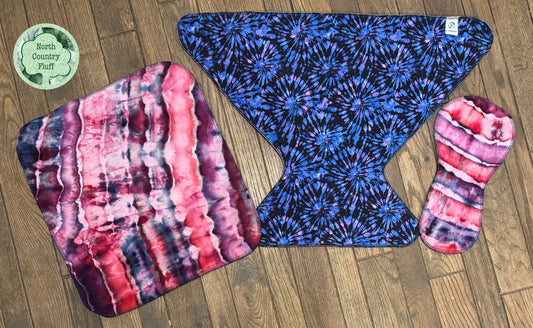 Purple Spirals Reversible Contour TD