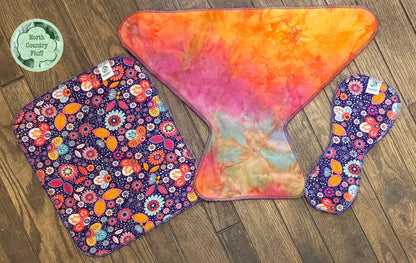 Retro Flowers Reversible Contour IN