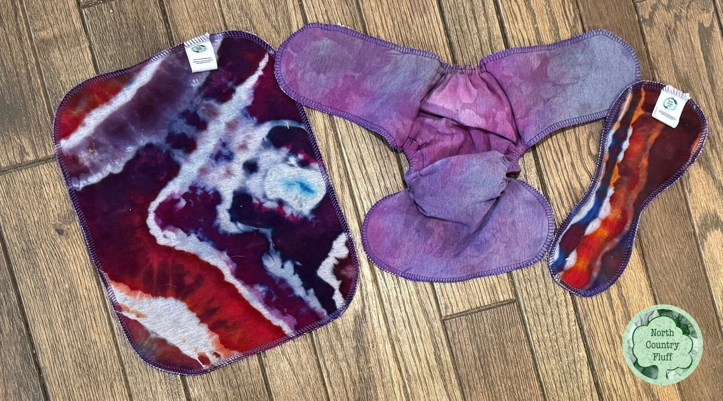 OOAK (One of a kind) Reversible NB Fitted #2 (Wool Blend)