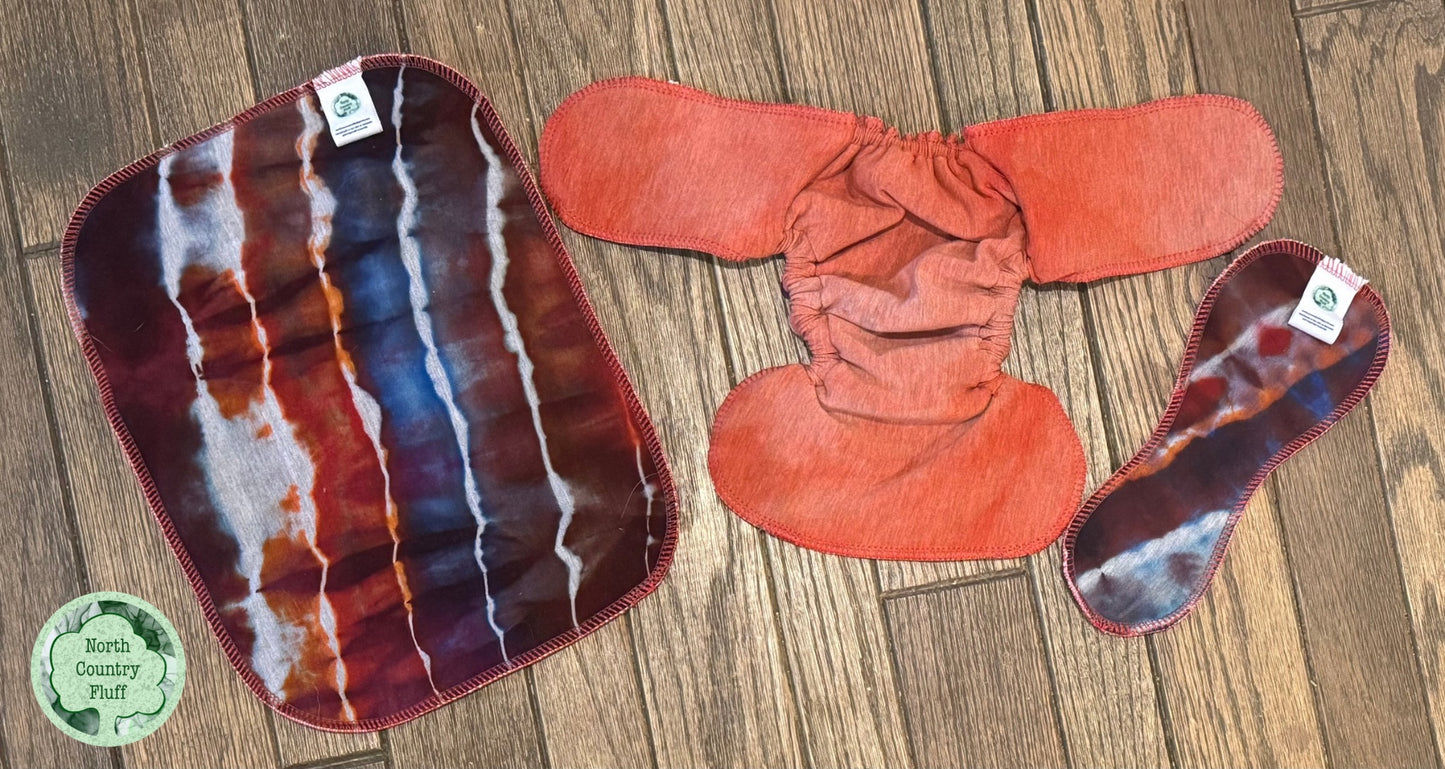 OOAK (One of a kind) Reversible NB Fitted (Wool Blend)