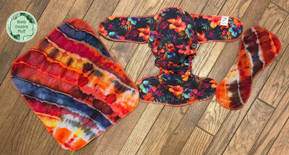 Tropical Sunset Reversible OS Fitted