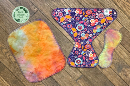 Retro Flowers Reversible Contour NB