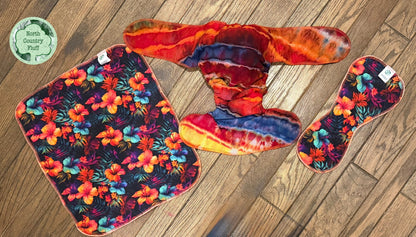 Tropical Sunset Reversible OS Fitted