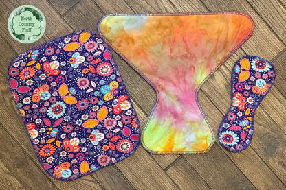 Retro Flowers Reversible Contour NB