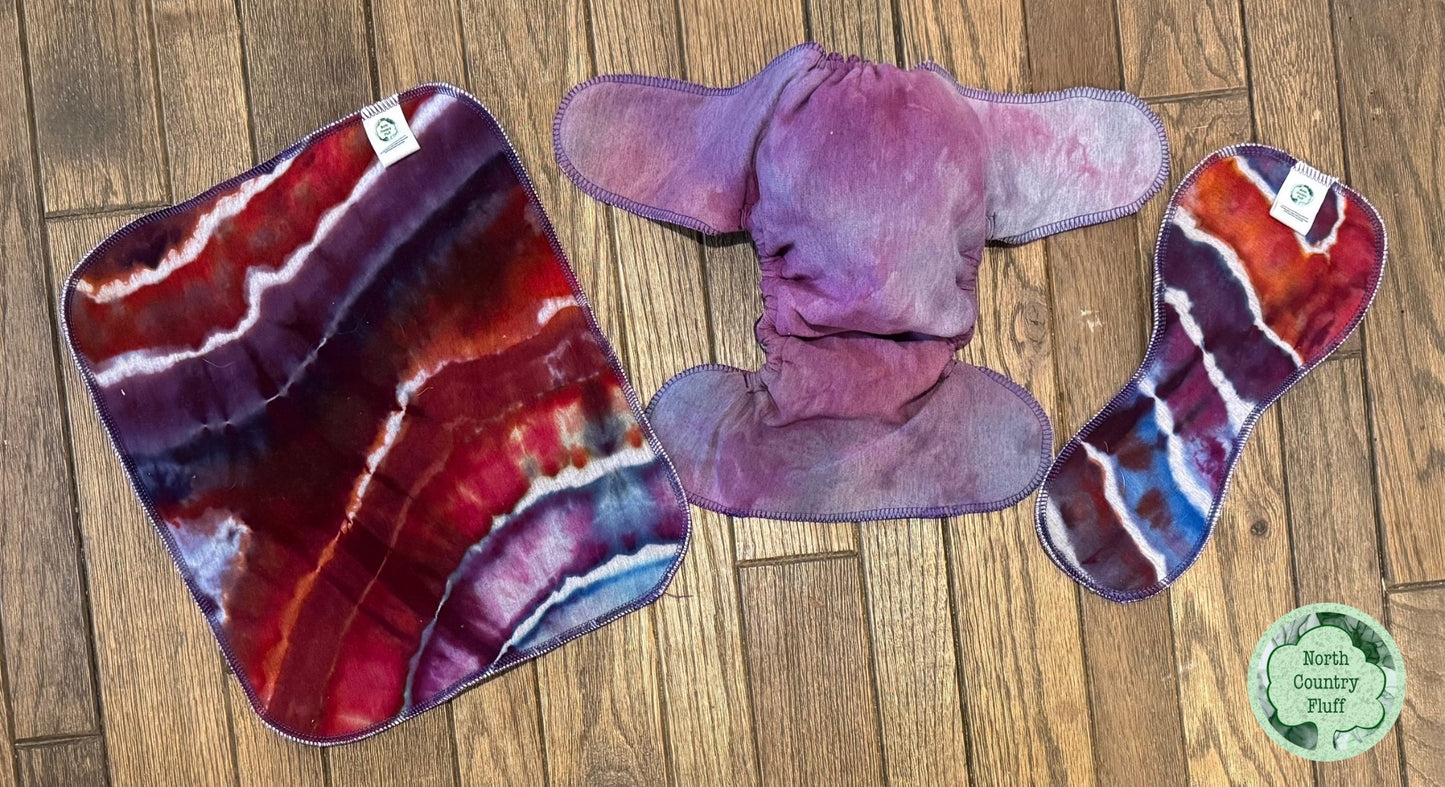 OOAK (One of a kind) Reversible IN Fitted #2 (Wool Blend)