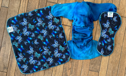 Blue Butterflies TD Fitted
