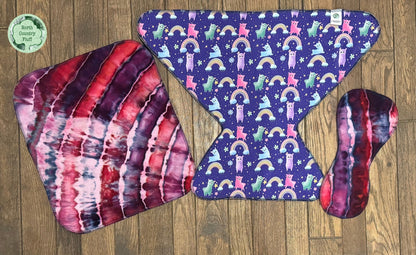 Purple Llamas Reversible Contour OS