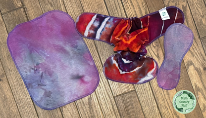OOAK (One of a kind) Reversible NB Fitted #2 (Wool Blend)