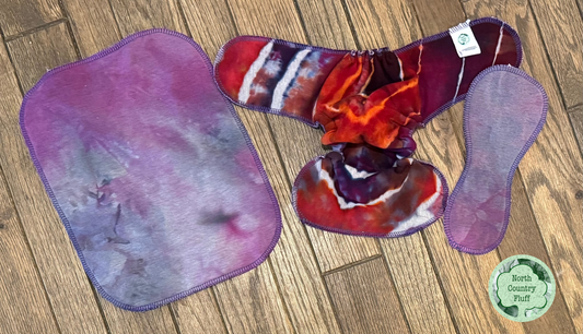 OOAK (One of a kind) Reversible NB Fitted #2 (Wool Blend)