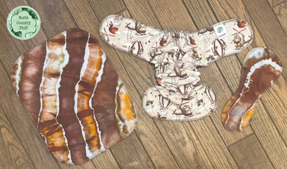 Little Explorers Reversible Fitted NB