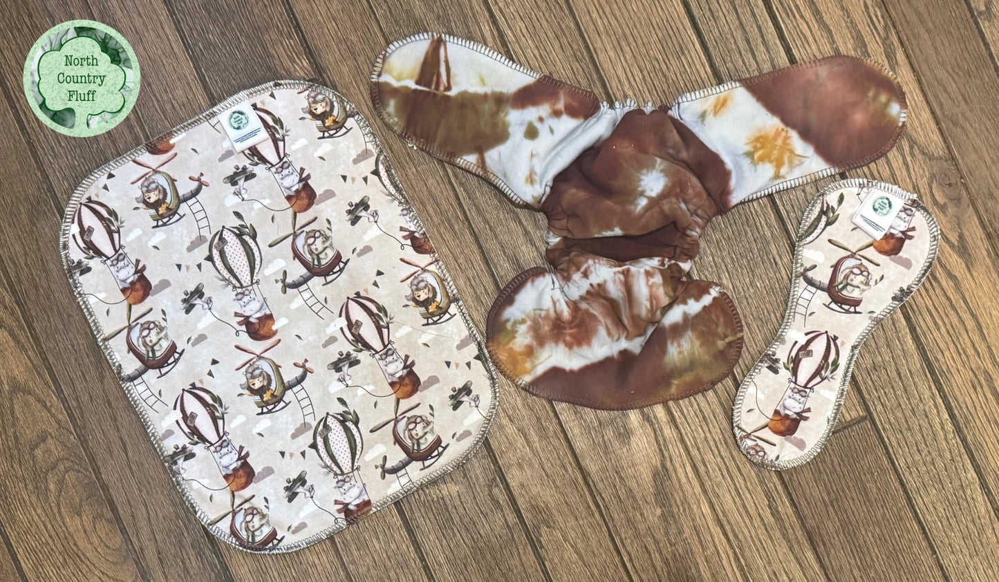 Little Explorers Reversible Fitted NB