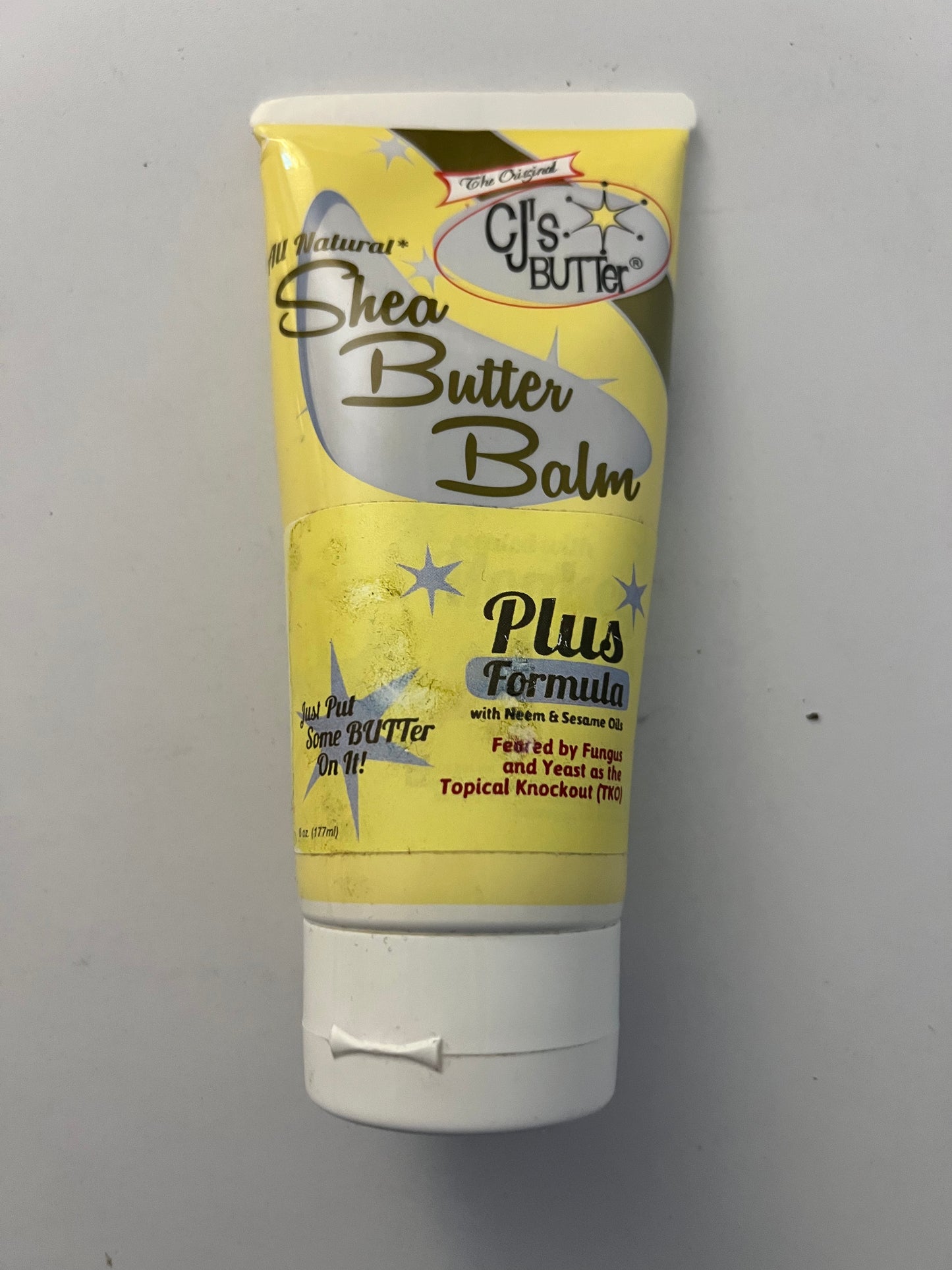 CJ's Shea Butter Balm Plus 6 oz Tube