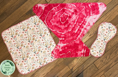 Raspberry Wildflower Reversible TD Contour