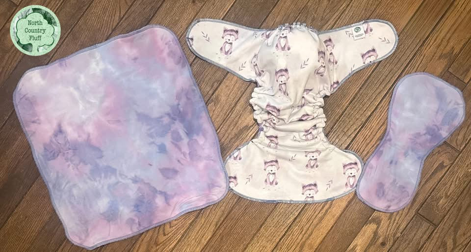 Lavender Woodland Dreams Reversible TD Fitted