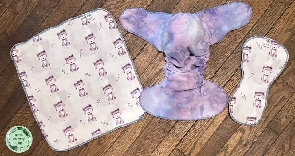 Lavender Woodland Dreams Reversible TD Fitted