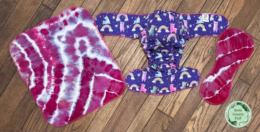 Purple Llamas Reversible IN Fitted