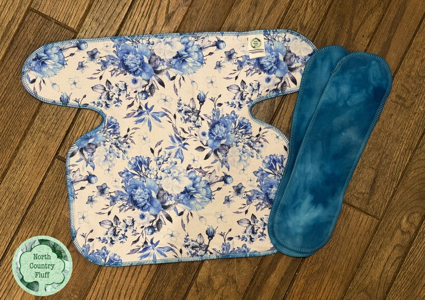 Blue Flowers NB Preflat (D. C. Only)