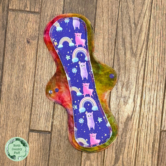 14" Moderate Purple Llama Lady Cushion